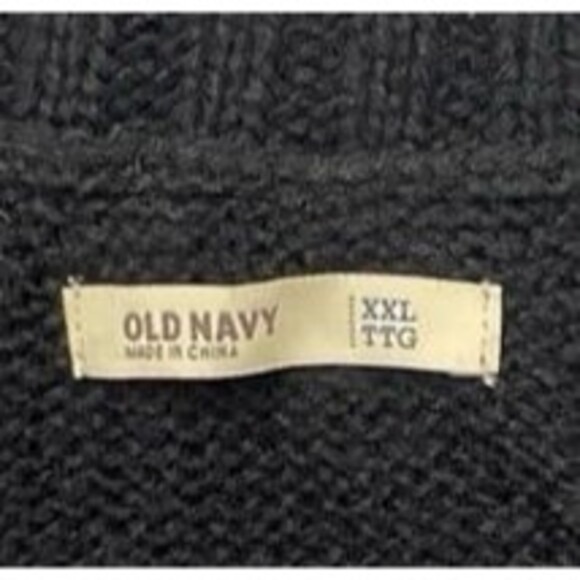 Old Navy Short Sleeve Shawl Collar Cardigan Black Size XXL - Picture 3 of 6